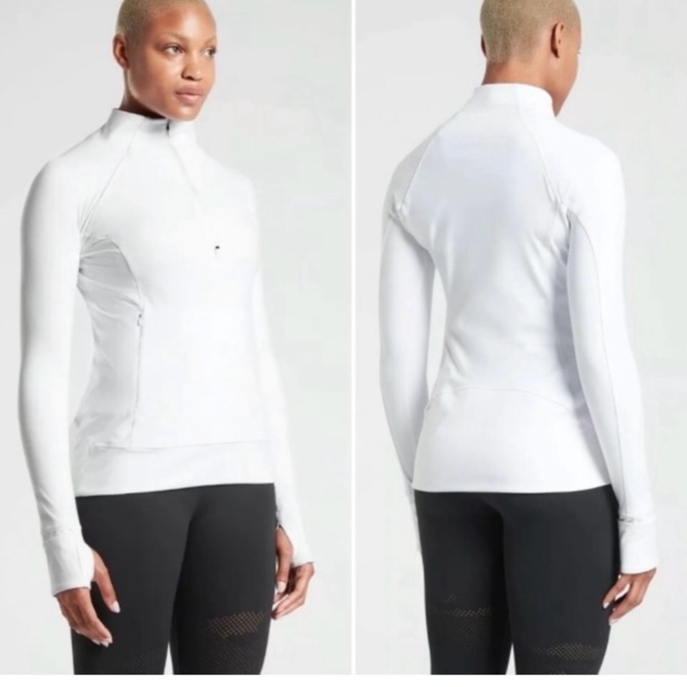EUC Athleta Whittier Peak Half-zip, S